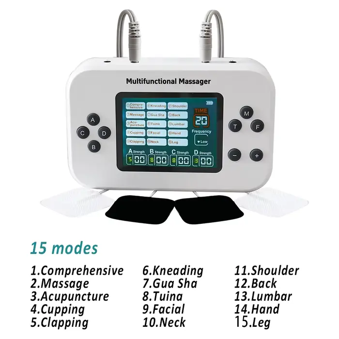 Stimulateur musculaire TENS à 15 modes