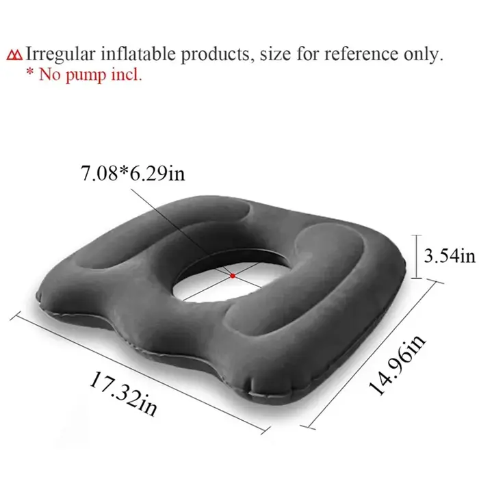 Coussin de siège gonflable pour hémorroïdes