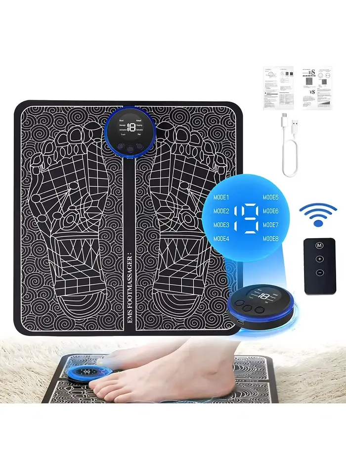 Masseur de pieds Machine de thérapie des pieds EMS coussin de Massage des pieds impulsion dispositif