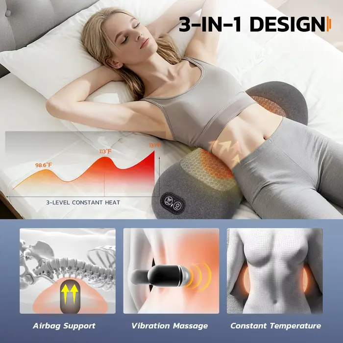 Masseur dorsal 3 en 1 - Électrique