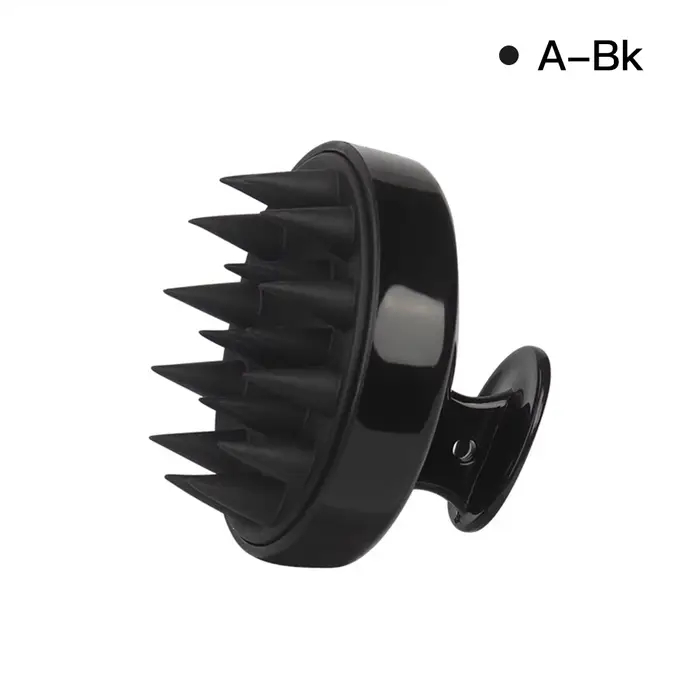 Peigne de Massage du cuir chevelu en Silicone