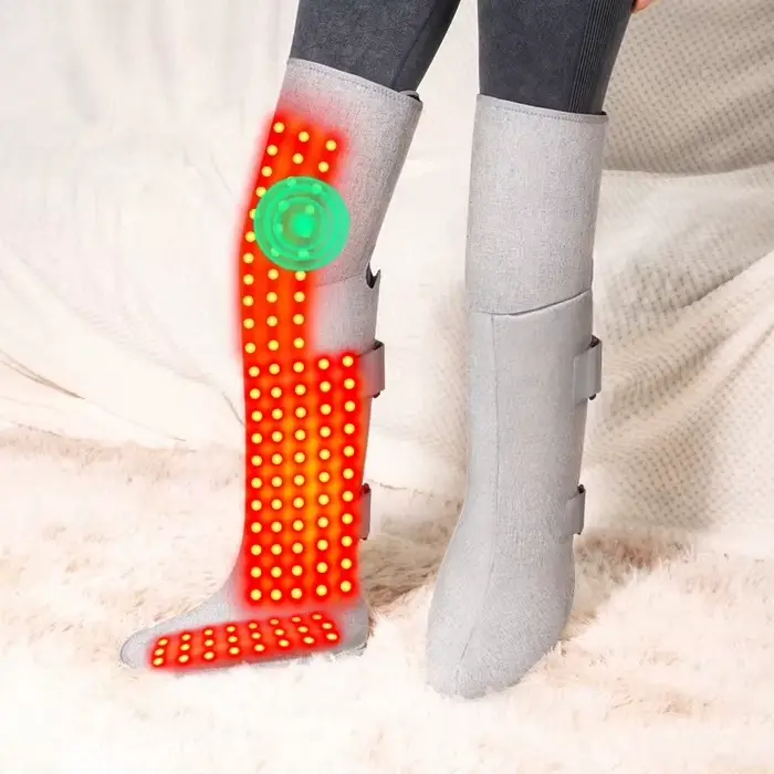 Masseur de jambes à lumière rouge pour bottes longues