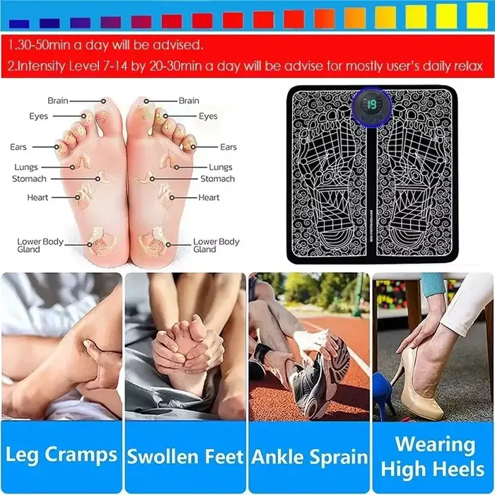 Masseur de pieds à impulsion EMS