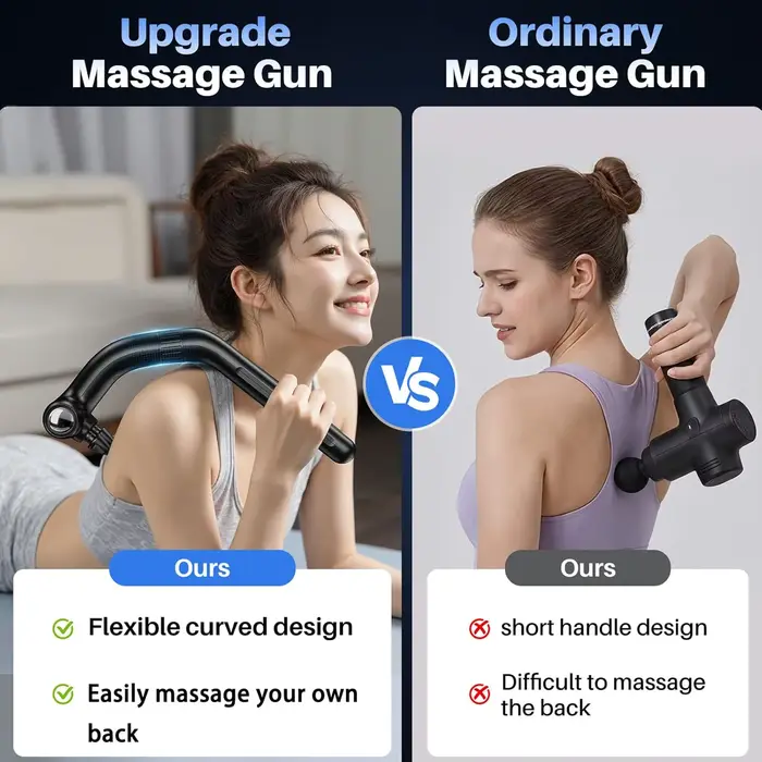 Pistolet de massage à double tête