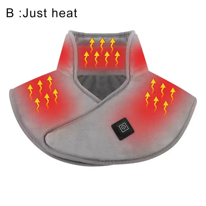 Coussin chauffant électrique pour les épaules et le cou, enveloppement cervical avec compresse therm