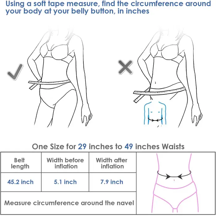 Ceinture de soutien lombaire de décompression du dos