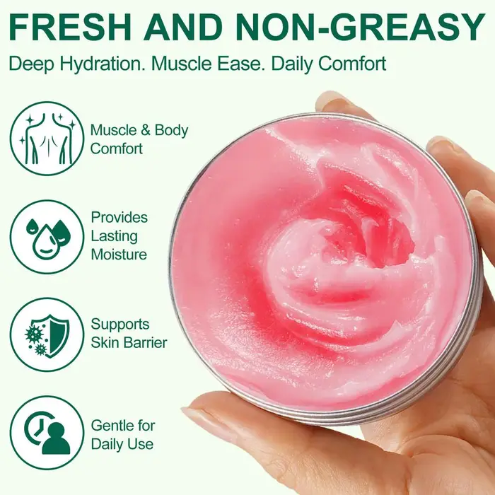 Crème hydratante pour massage profond
