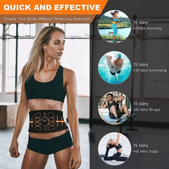 Ceinture de tonification abdominale intelligente