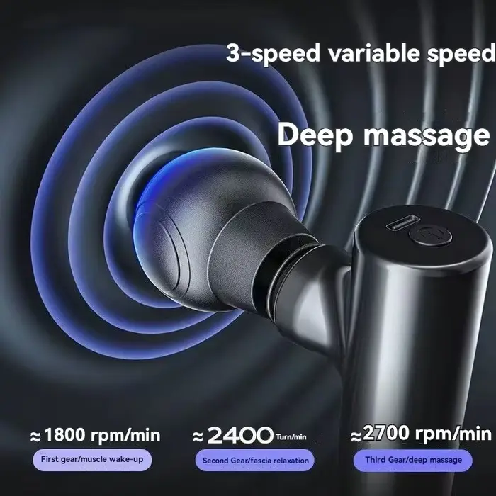2025 nouveau Mini pistolet de Massage USB Portable Relaxation musculaire vibrant équipement de Fitness pour le cou dos épaule soulagement de la douleur