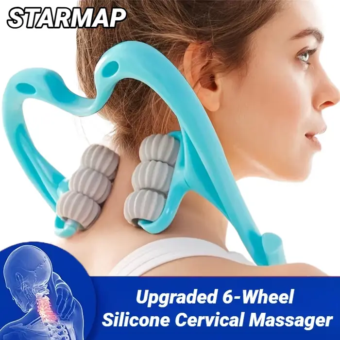 Massage des épaules et du cou de la vertèbre cervicale