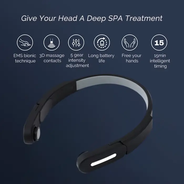 Masseur de tête électrique 3D EMS