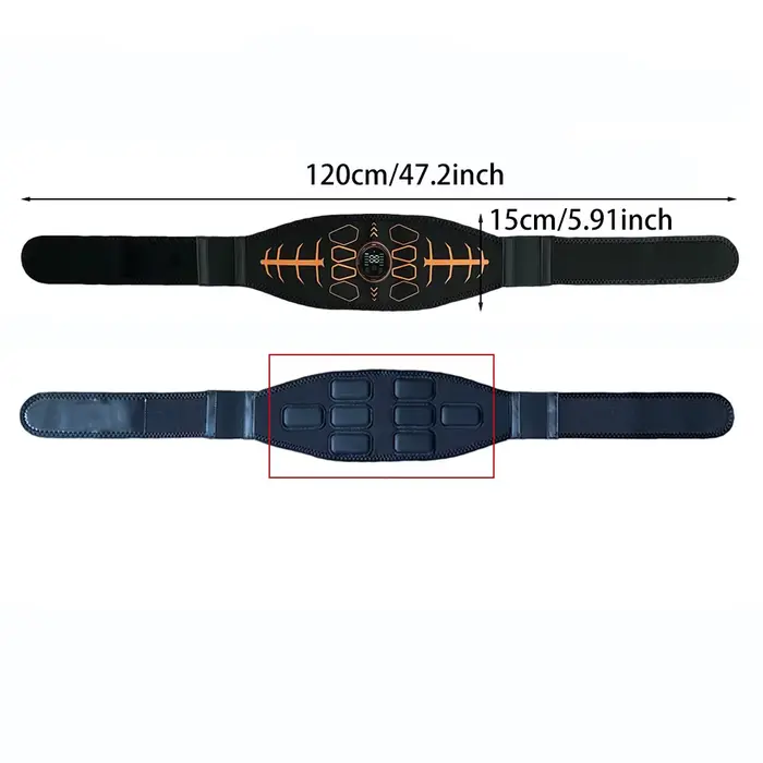 Ceinture de tonification abdominale de toner musculaire intelligent entraîneur d'abs Recharge USB masseur corporel équipement de Fitness d'entraînement de gymnastique à domicile