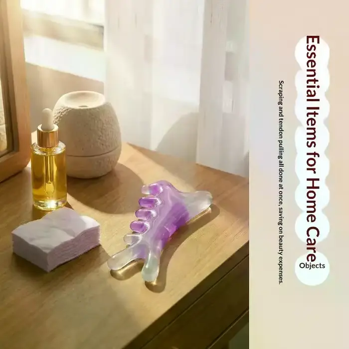 Peignes en résine pour massage relaxant de la tête et du visage