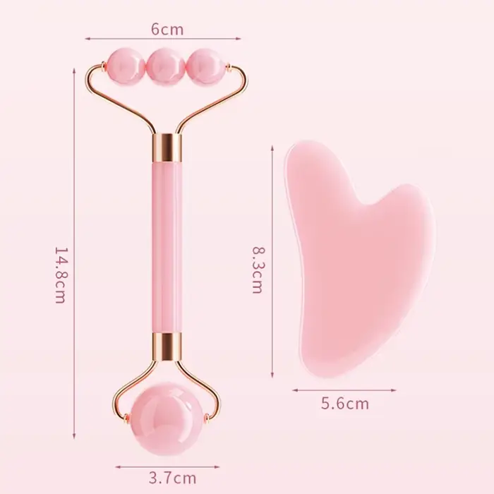 Rouleau de Massage du visage à Double tête