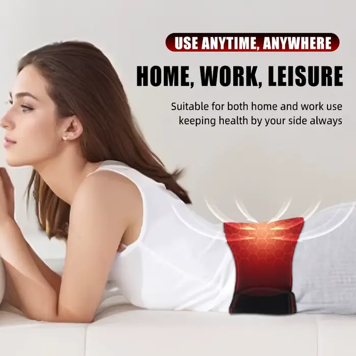 Ceinture de soutien lombaire chauffante avec Massage vibrant pour soulager les douleurs dans le bas du dos