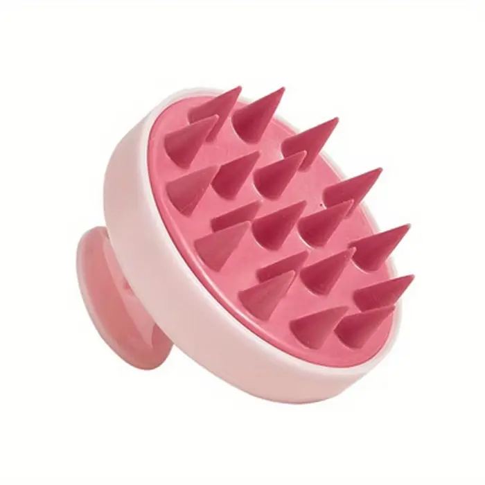 Masseur de cuir chevelu en silicone et brosse à shampoing