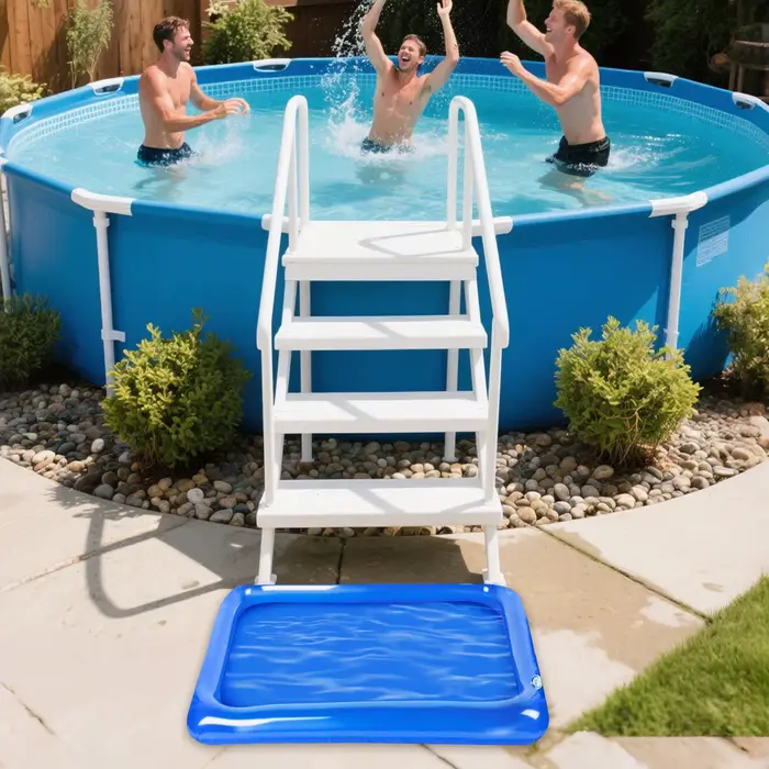 Bain de pieds gonflable portable pour la plage, le camping, les vacances, le jardin, la terrasse, l'hôtel et la maison
