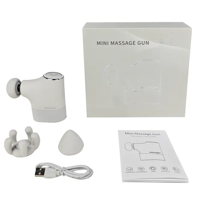 Mini pistolet de massage professionnel portable, masseur à percussion pour tissus profonds, recharge