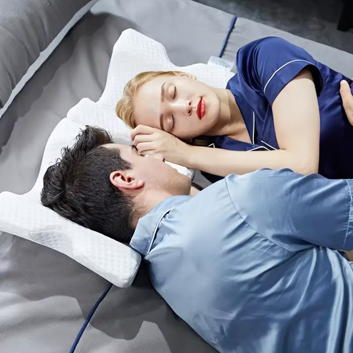 Oreiller de couchage en forme de U pour couple