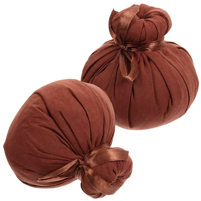 2 pièces boule chinoise Massage thaïlandais compresse à base de plantes Compression sac chauffant pa