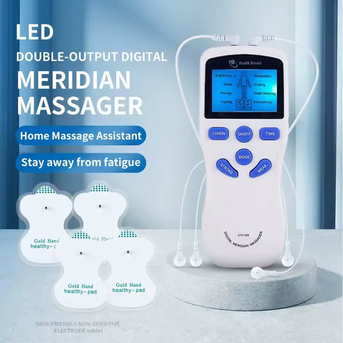 Masseur Tens stimulateur musculaire électrique Acupuncture Massage corporel numérique minceur Machine accessoires