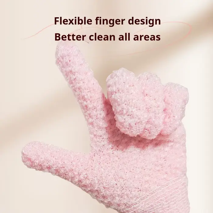 Gants éponge de massage corporel