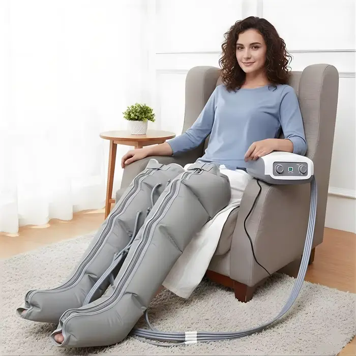 Appareil de pressothérapie, bottes de compression pneumatique, récupération, 4 chambres, masseur de