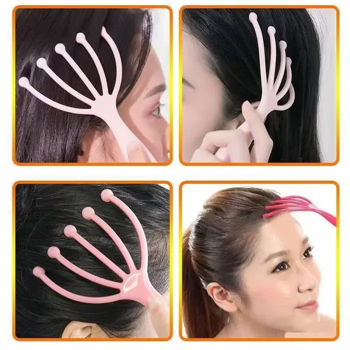 Instrument de massage de tête pour le cuir chevelu
