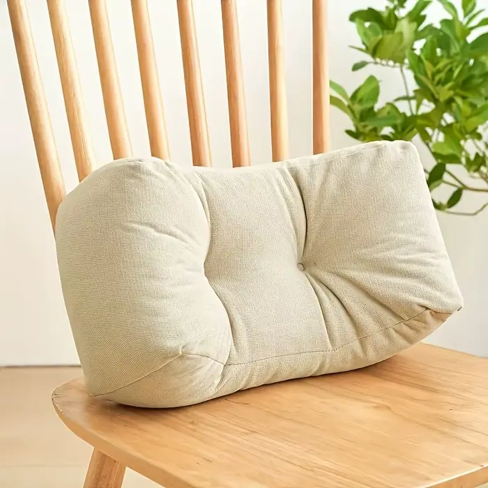 Coussin lombaire luxueux |   1 oreiller de sieste, coussin lombaire pour étudiant, coussin de dossie