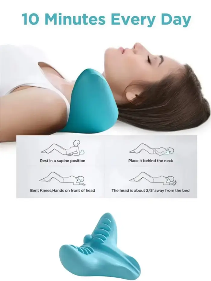 Relaxeur du cou et des épaules, dispositif de traction cervicale, acupression du cou, des épaules, s