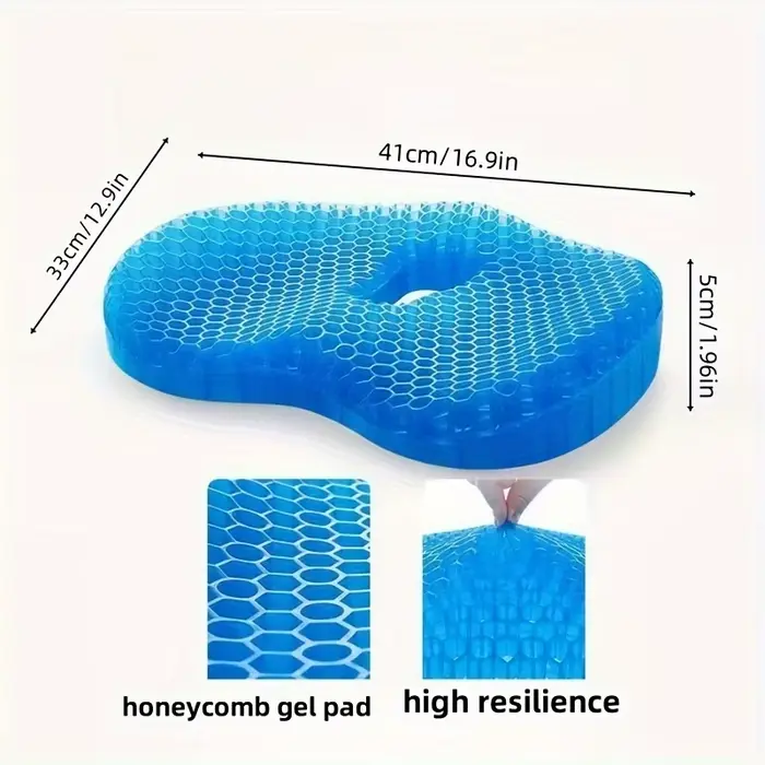 Coussin de siège, coussin orthopédique en mousse à mémoire de forme pour le coccyx, soulagement des douleurs du coccyx, de la sciatique et du dos, oreiller portable lavable pour le bureau