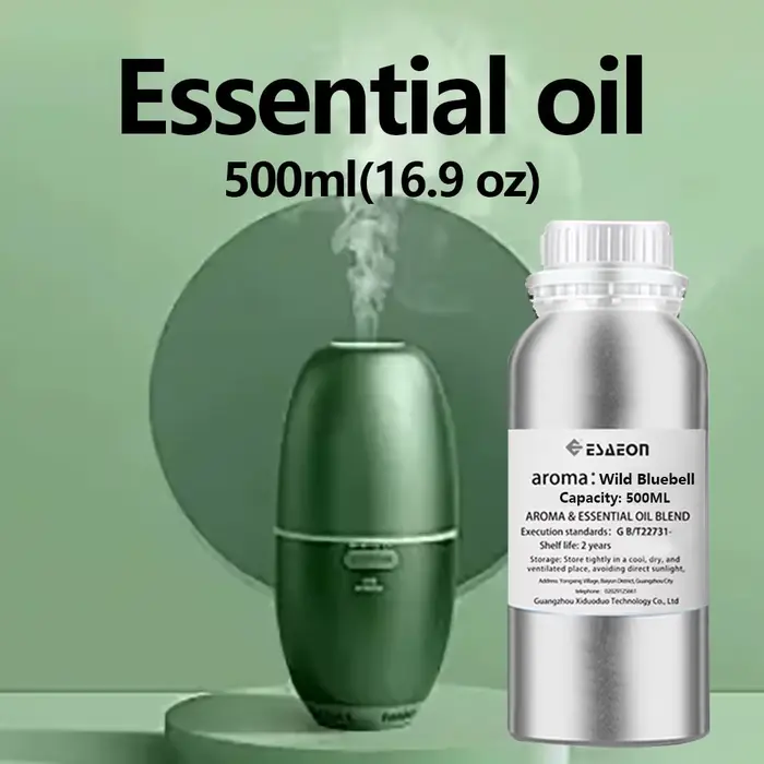 ESAEON 500ml (16.9 fl.oz) Huiles Essentielles Miss Coco/Wild Bluebell - Huile Parfumée pour Diffuseur, Complément pour Machine à Arômes