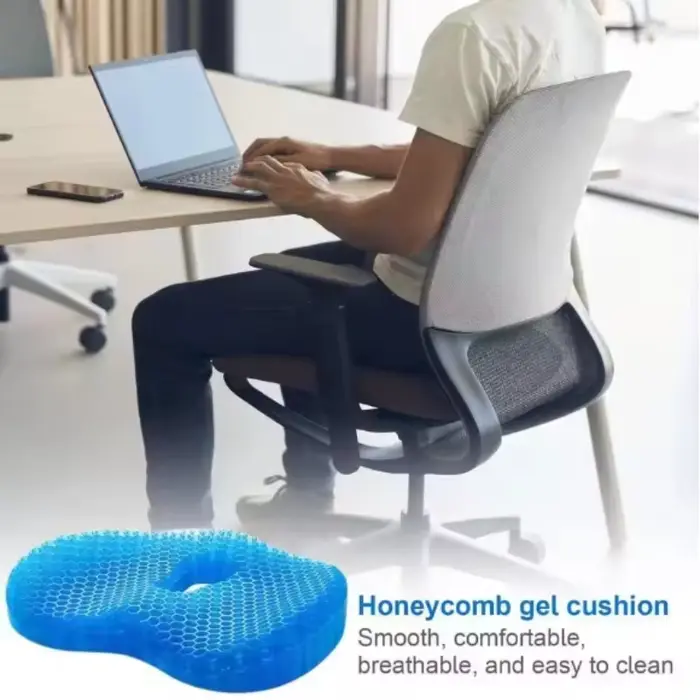 Coussin de siège, coussin orthopédique en mousse à mémoire de forme pour le coccyx, soulagement des douleurs du coccyx, de la sciatique et du dos, oreiller portable lavable pour le bureau