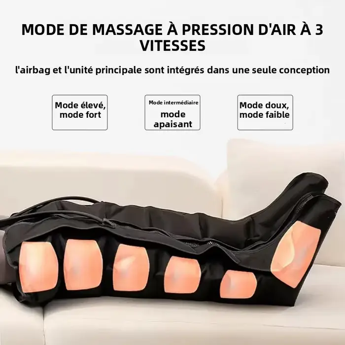 Masseur de jambes à pression d'air