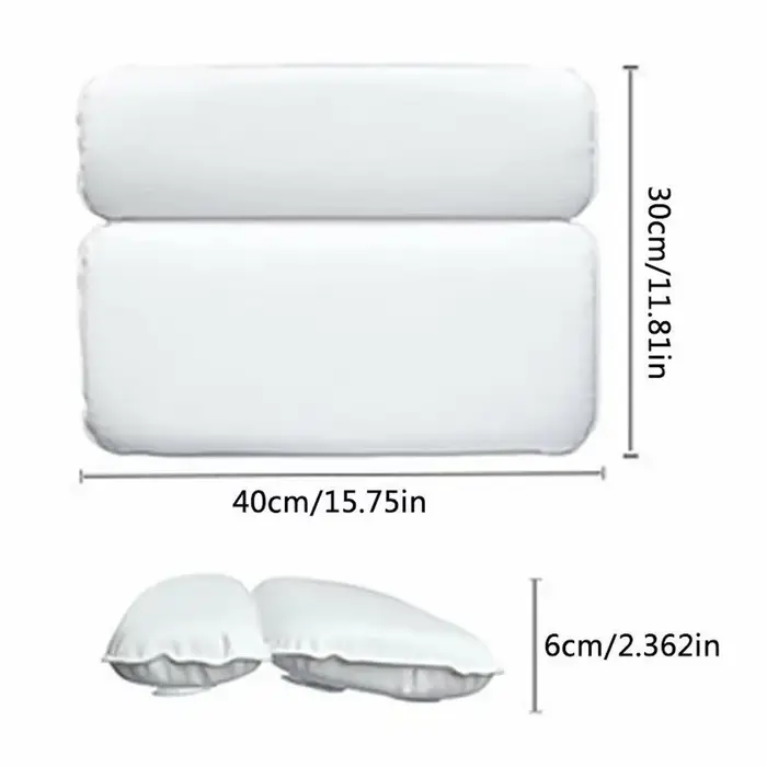 Oreiller de bain spa non ald