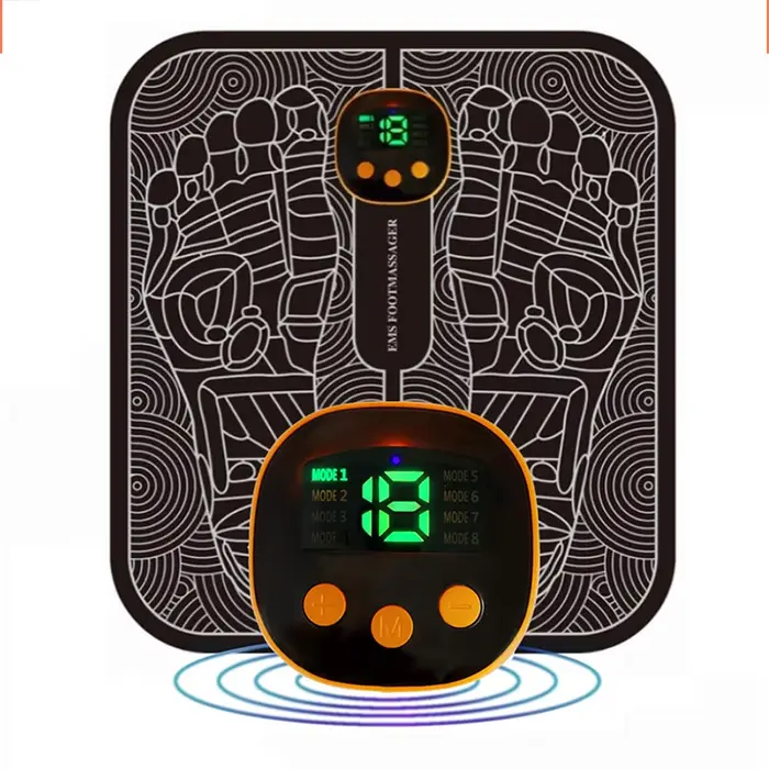 Masseur de pieds multifonctionnel puissant, Rechargeable par USB, pliable, confortable, doux, facile