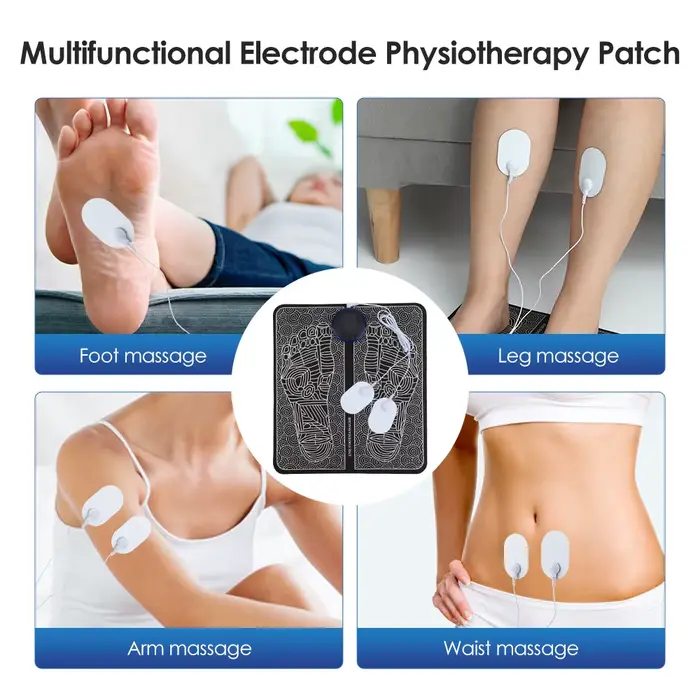 Coussin de Massage des pieds EMS, soulagement de la douleur, relaxation des pieds, points d'acupunct
