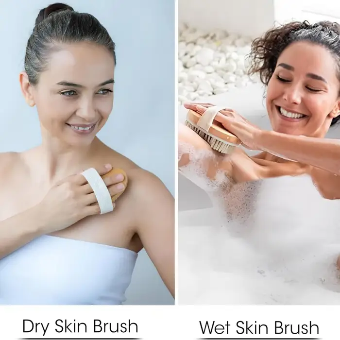 Brosse corporelle en bois SPA