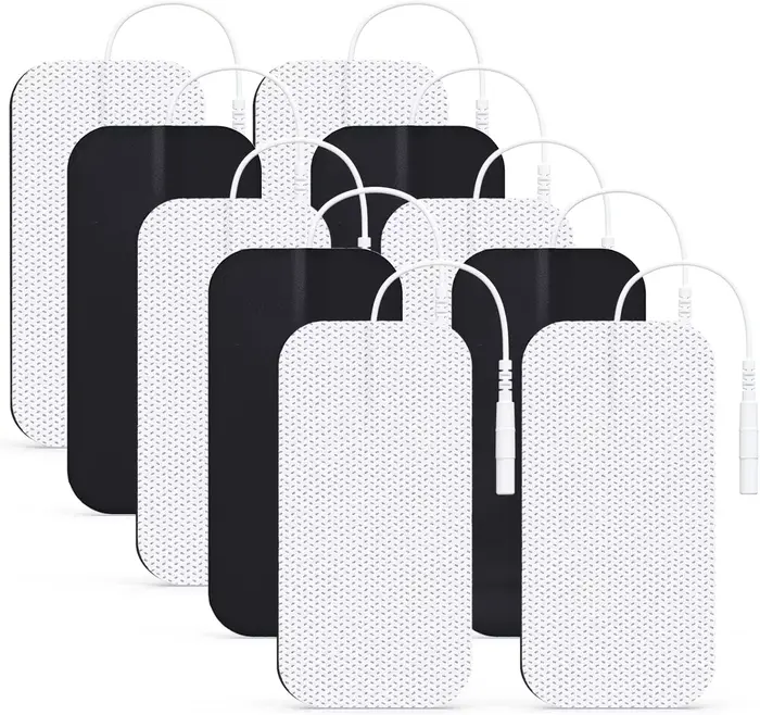 Électrodes pour appareil TENS 2"x4", 10/20 pièces, électrodes de remplacement en gel réutilisables d